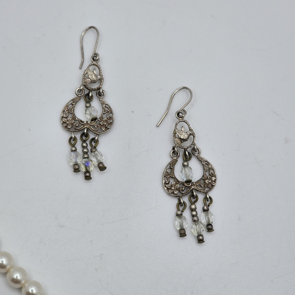 Elegant Silver Dangle Earrings